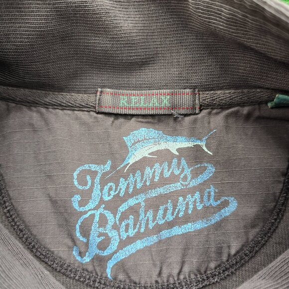 Tommy Bahama Relax Sweater Mens 2XL Gray Long Sleeve Pullover 1/4 Zip Outdoor - Picture 10 of 12